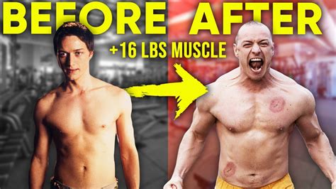 james mcavoy glass workout.